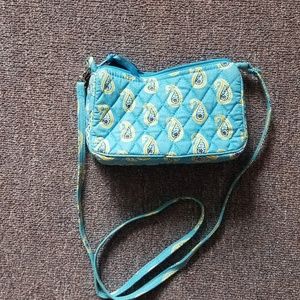 Vera Bradley Bermuda Blue Paisley Amy shoulder bag